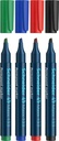 Permanent marker Maxx 133 assorted Wallet 4 pieces Schneider