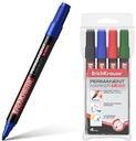 Permanent Marker ErichKrause® P-200, assorted (set of 4 pcs)