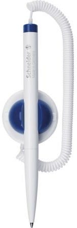 Ballpoint Pen Klick-Fix-Pen Blister white (with tele-chain) Schneider