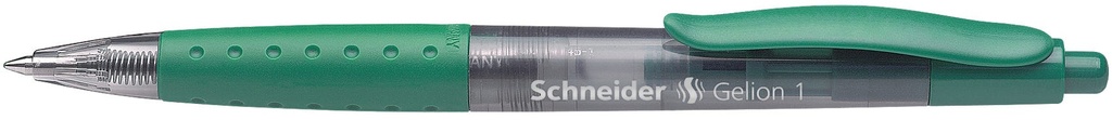Gel ink pen Gelion 1 green 04 Schneider