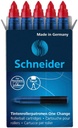 Rollerball cartridge One Change red Box 5 pieces