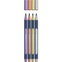 Metallic rollerball Paint-It 050 0.4mm Wallet 4 pieces assorted