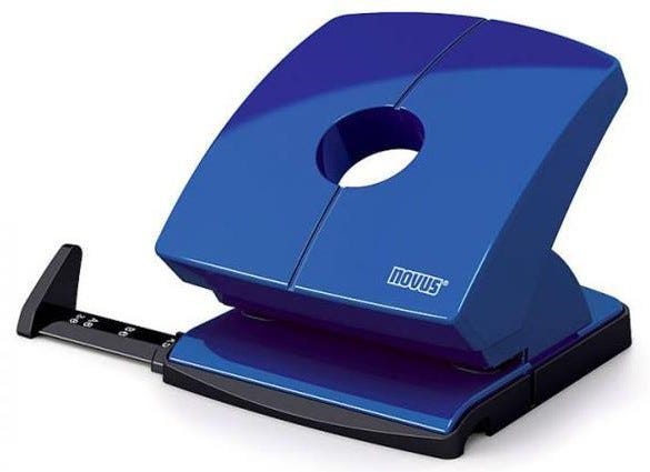 Novus B 230 perforator 2 Hole Punch blue