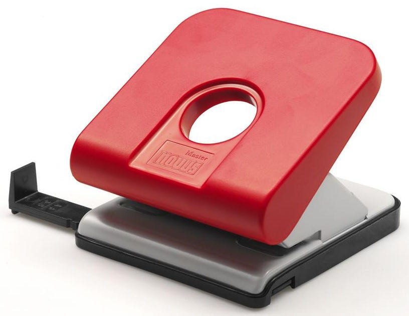 Novus B 225 MASTER perforator 2 Hole Punch red