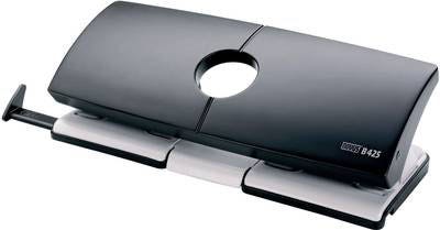 Novus B 425 double perforator 4 Hole Punch grey/black