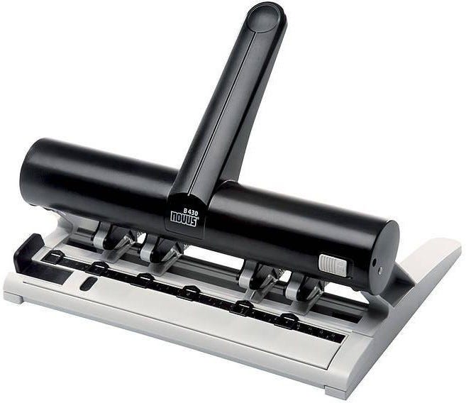 Novus B 430 multiple hole perforator Variable Punch grey/black