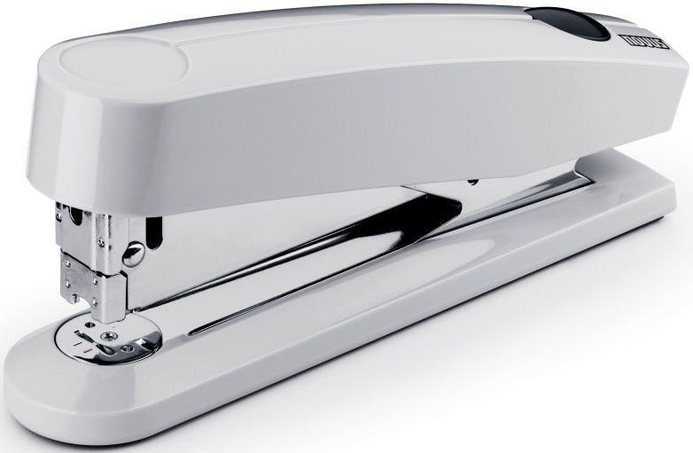 Novus B 7A stapler grey with starter package 24/6 DIN Super
