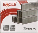 Staple Wire Heavy Duty Half Strip  1000/Packet  Steel  23/3 Nickle