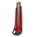 KCS18, Cutter 18mm Metal with softgrip, auto-lock blade