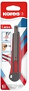 KCS9, Cutter 9mm Metal with softgrip, auto-lock blade