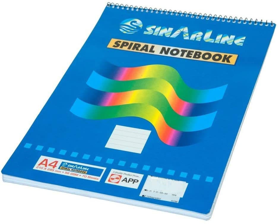 Notepad Top Spiral Size A4 70 Sheets
