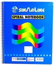 Notepad With Cover Top Spiral Size 8" X 10" 70 Sheets