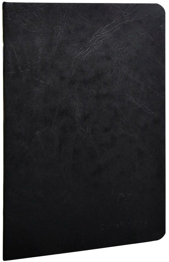 Age Bag, Stapled Notebook 14,8X21Cm 48 Sheets Lined Black