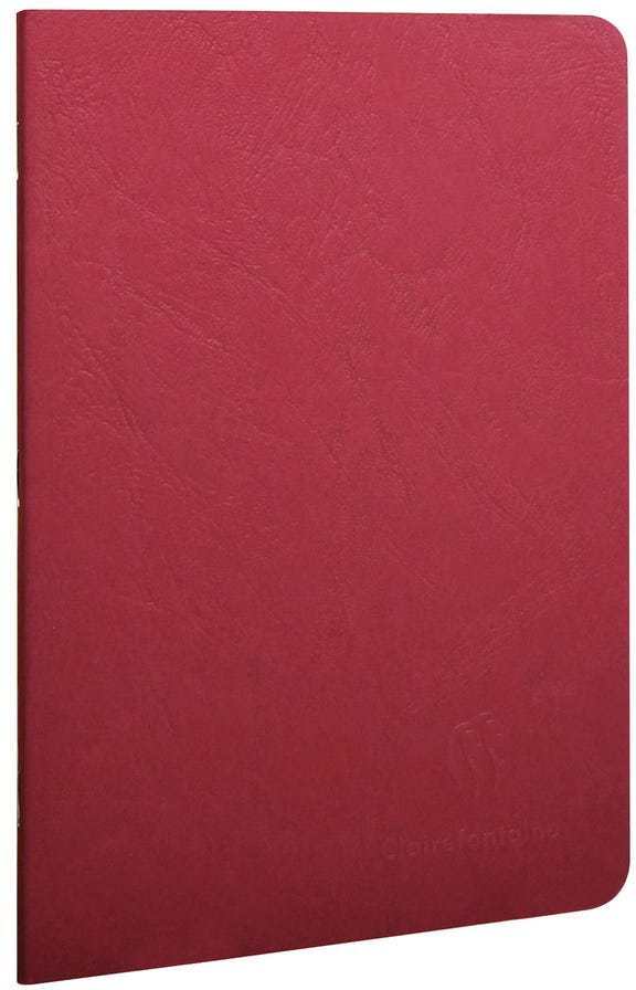 Age Bag, Stapled Notebook 14,8X21Cm 48 Sheets Lined Red