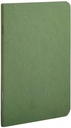Age Bag, Stapled Small Notebook 9X14Cm 48 Sheets Lined Green
