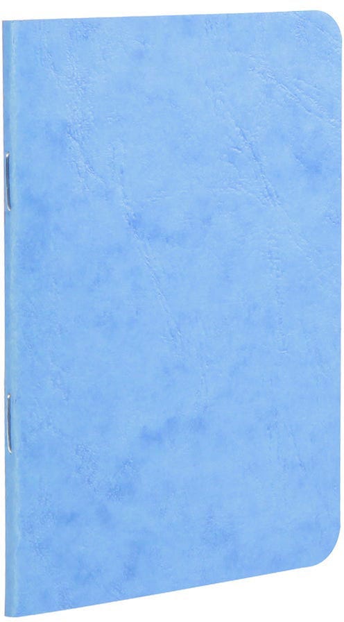 Age Bag, Stapled Small Notebook 9X14Cm 48 Sheets Lined Blue