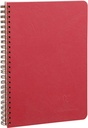 Age Bag, Wirebound Notebook 14,8X21Cm 50 Sheets Lined Red