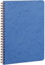 Age Bag, Wirebound Notebook 14,8X21Cm 50 Sheets Lined Blue