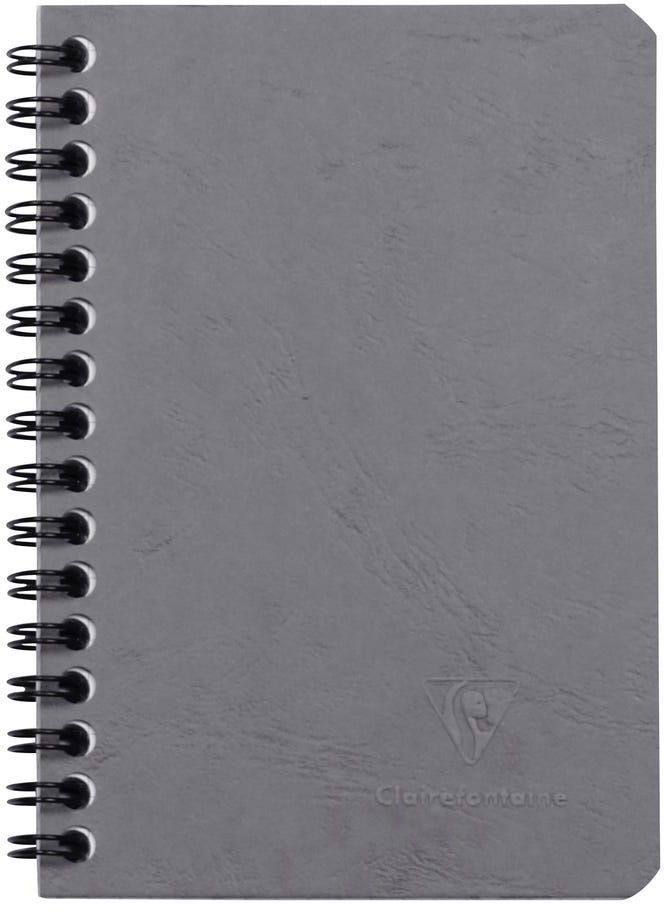 Age Bag, Wirebound Notebook 9X14Cm 50 Sheets Lined Gray