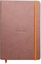 Notebook Hardcover  Taupe A5 , 96 Sh,Lined Ivory 90G, Paper Elastic Closure Rhodiarama