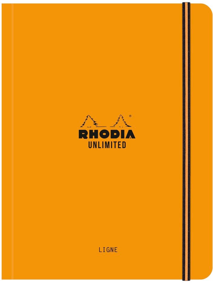 Notebook Soft Cover  Orange A5+,16X21Cm 60Sh Microperf Lined +Header Box Elastic Closure