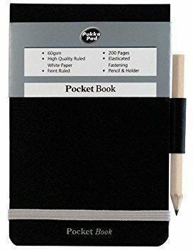 Notebooke Pocket Lined A7 W Pencil 100SH, 60gsm
