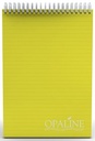 OPALINE Note Book Spiral 70g Lines 11x16.7cm 96sh