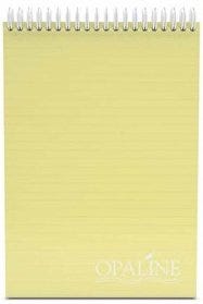 OPALINE Note Book Spiral 70g Lines 13.8x21cm 96sh