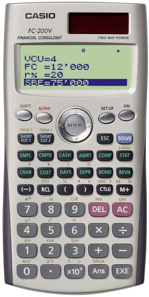 Calculator Financial Casio FC-200V