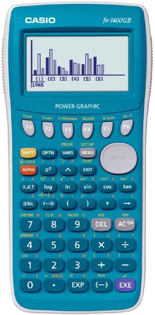 Calculator Graphic , Programming, Over 2100 functions Casio FX-7400GII-LC-DH