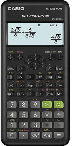 Calculator Scientific 252 Functions FX-82ES Plus 2nd Edition