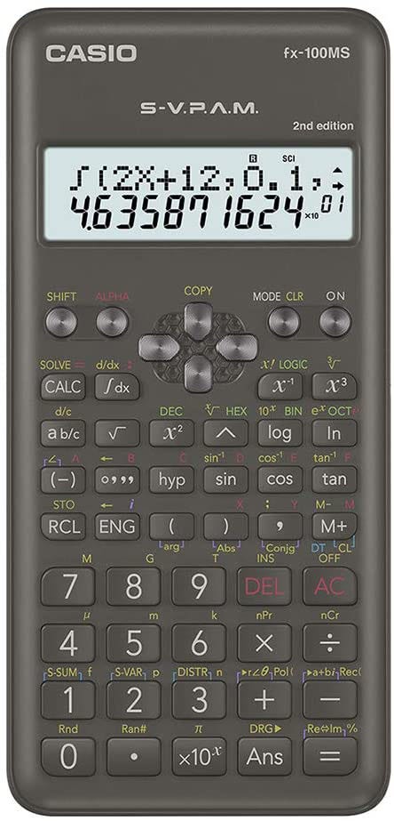 Calculator Scientific 300 Functions FX-100MS 2nd Edition