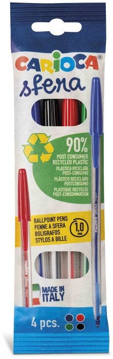 CARIOCA Sfera Flowpack 4pcs Assorted