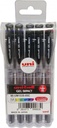 Pen Gel Impact 1.0 mm Uniball Signo Rollerball Pen Set of 5 Pcs