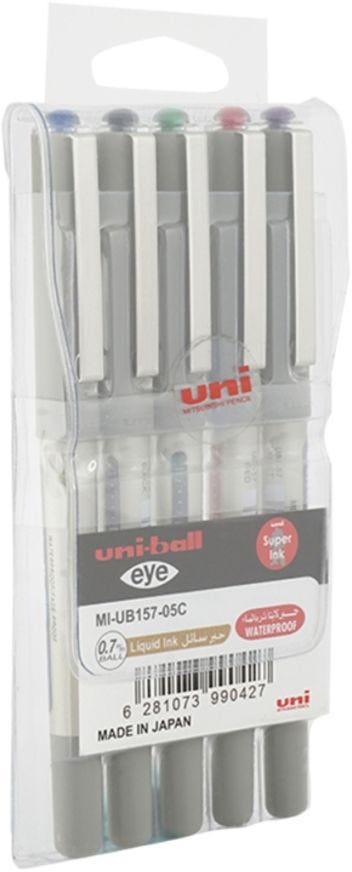 Pen Uni-ball Eye fine set of 5