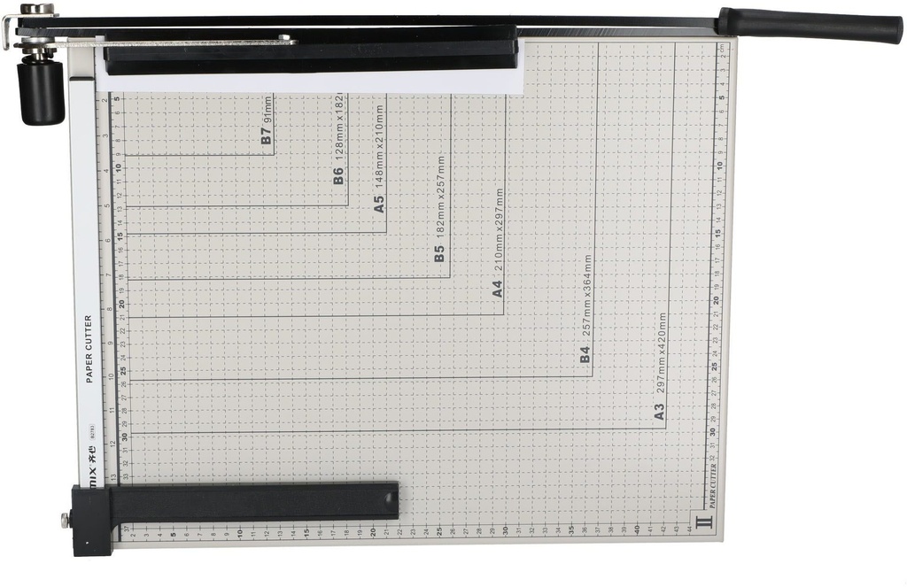 Trimmer Paper  With Steel Knife A3 Steel   Grey