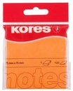 Neon orange  Notes 75x75mm  / blocks of 100 sheets