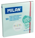 Pad 90 blue Pastel super adhesive notes 76 x 76 mm