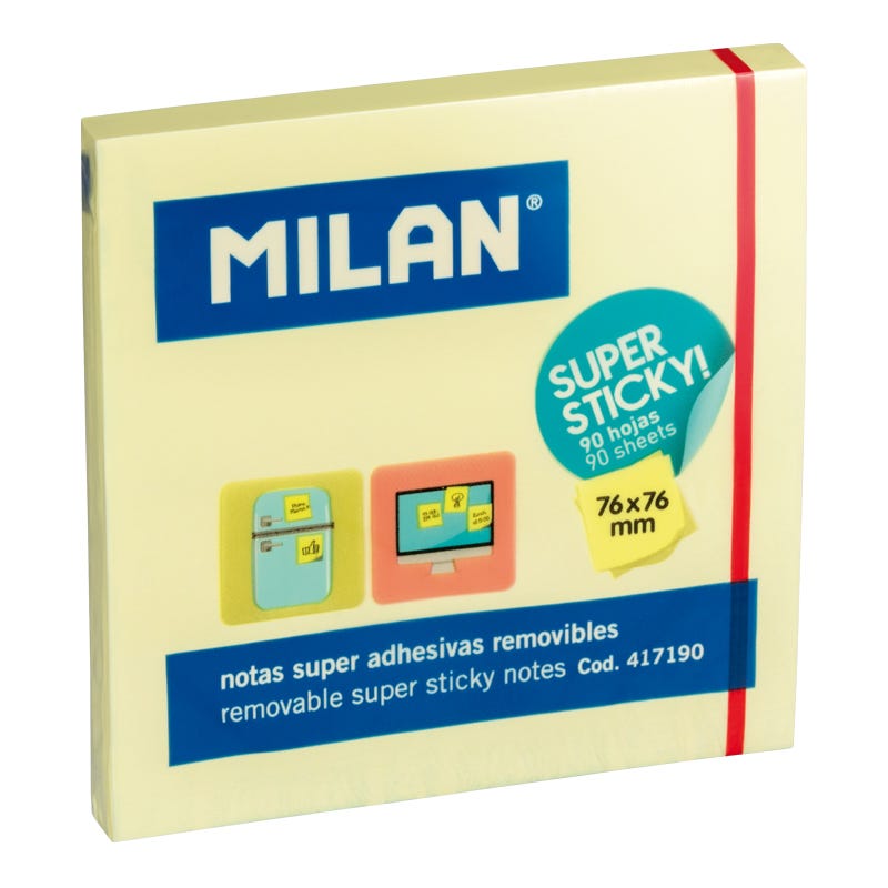 Pad 90 super adhesive notes 76 x 76 mm