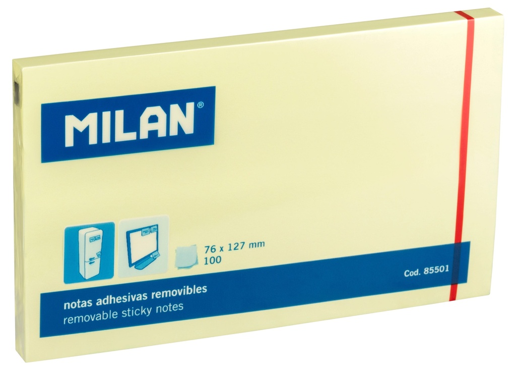 Pad 100 adhesive notes 76 x 127 mm