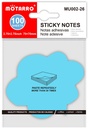 Sticky Notes Language Shape /100SH/70x70mm   Fluorescent 5 Color