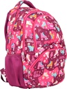 4-zip school backpack (25 L) Roller special series, pink