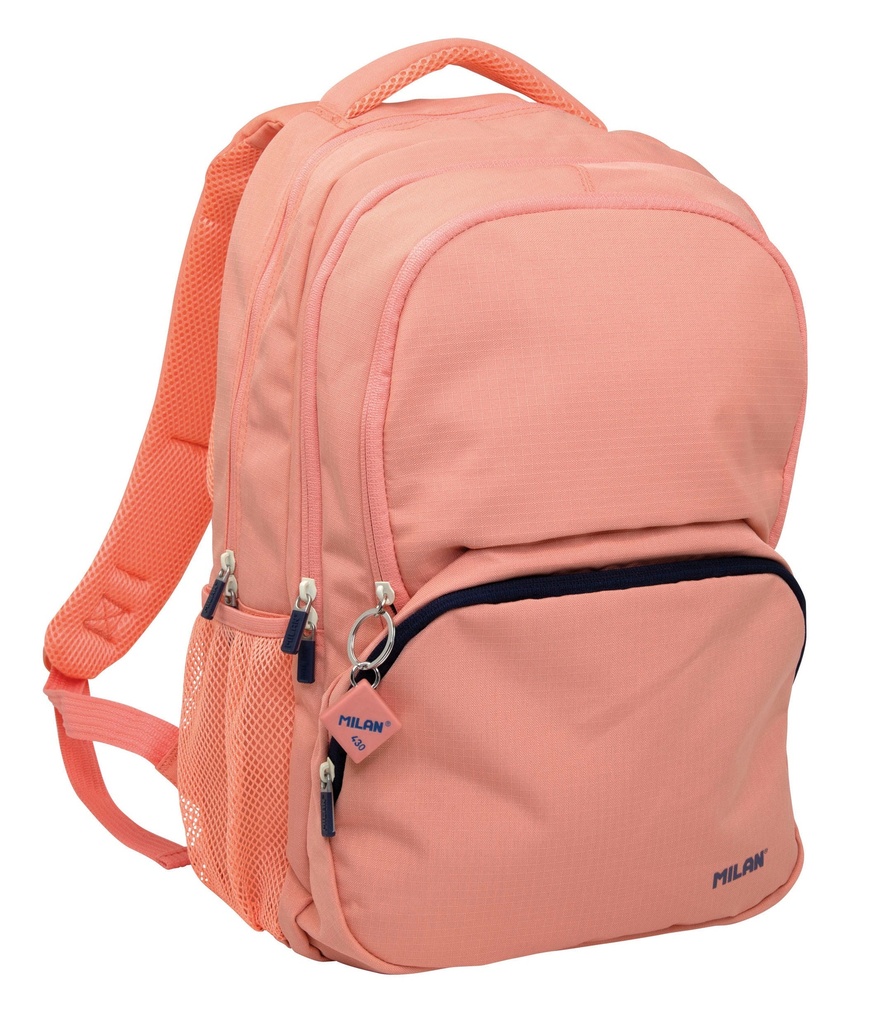 Backpack Double Side, Multi Comp, 4 Zip 25L S.1918 Pink
