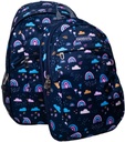 Exsport Printed 1 Backpack 2in1 Multiple Compartment