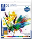 Acrylic Paint Tubes St=24Col