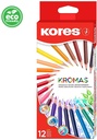 Color Pencil Set Kromas Triangular, 3Mm / 12