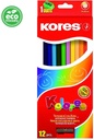Color Pencil Hexagonal, 3Mm With Name Field And Sharpener Incl. 1 Metallic