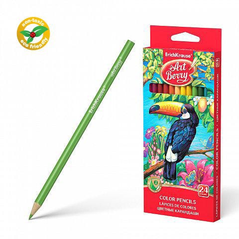 Triangular Color Pencils Artberry Set Of 24 Colors