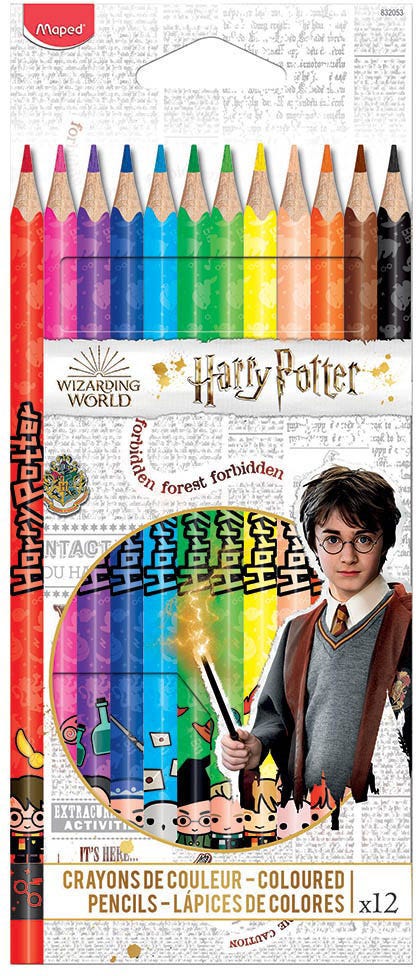 Color Pencils Harry Potter Set=12 Clr
