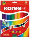 Kolores Duo Triangular 24 Color Pencils